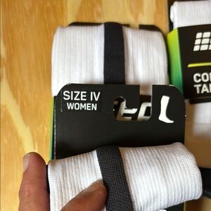 CRP White Compression Tall Socks 3.0 SIZE WOMANS IV. NEW sold separate